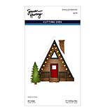 Spellbinders Ski-sons Greetings Etched Dies Ski Lodge