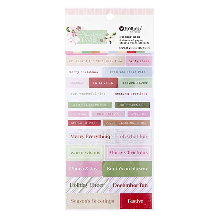 Spellbinders Peppermint Twist Sticker Book