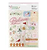Spellbinders Peppermint Twist Chipboard Stickers