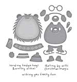 Spellbinders Merry Mischief Clear Stamp and Die Set Hedge-Hugs