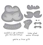 Spellbinders Merry Mischief Clear Stamp and Die Set Cozy Waddles