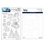 Spellbinders Ho Ho Ho Stamp and Die Bundle