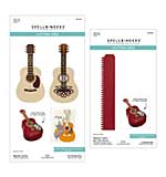 Spellbinders Bibis Musical Notes Die Bundle Majestic Guitar Box Creator