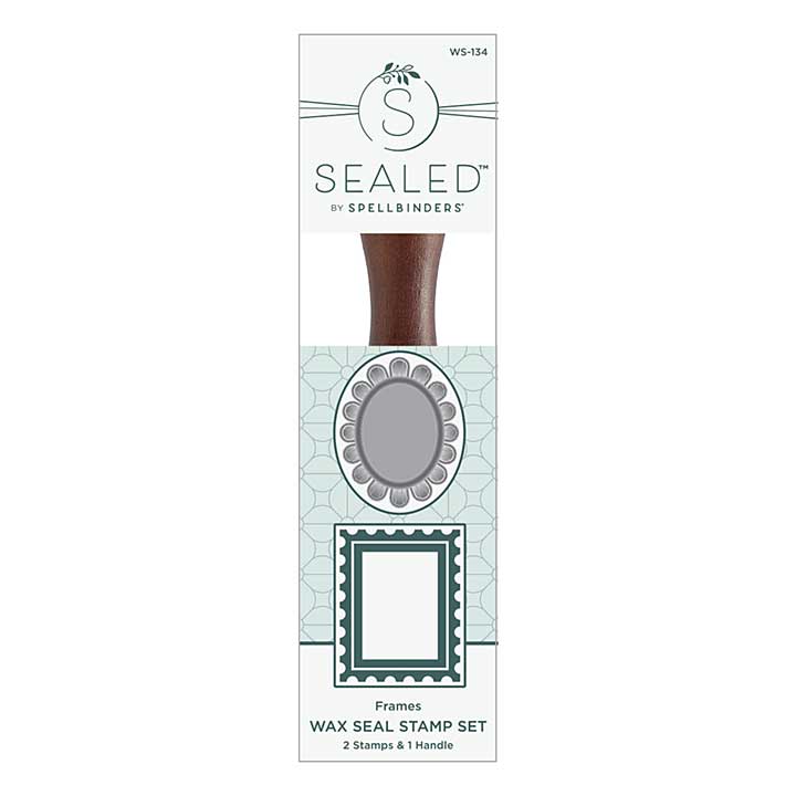 Spellbinders Holiday Magic Wax Seal Stamps 2 Pack Frames