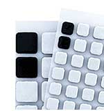 Spellbinders Self-Adhesive Foam Squares Mix 2mm Black (217pcs)