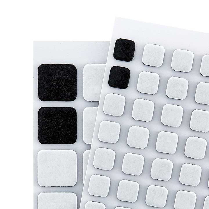 Spellbinders Self-Adhesive Foam Squares Mix 1mm Black (217pcs)