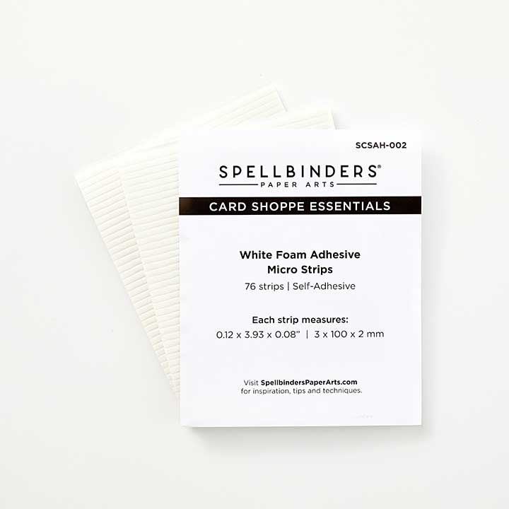 Spellbinders White Foam Adhesive Strips - 18 Inch