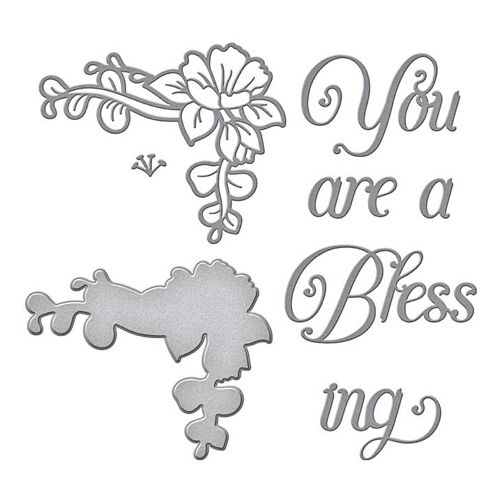 Spellbinders You are a Blessing Etched Dies