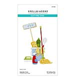 Spellbinders Shiny New Day Etched Dies Squeaky Clean by Spellbinders