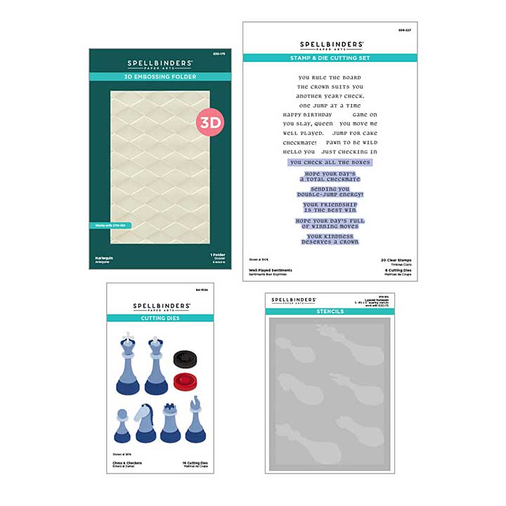 Spellbinders Checkmate I Want It All! Bundle by Spellbinders