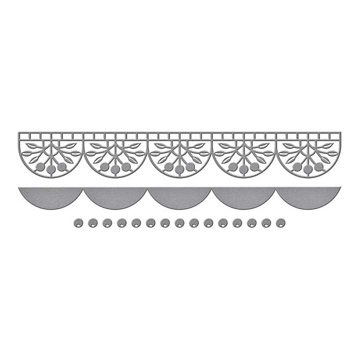 Spellbinders Berry Fields Border Etched Dies