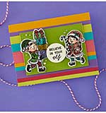 Spellbinders Naughty or Nice Stamp and Die Bundle by Simon Hurley