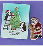 Spellbinders Polar Friends Stamp and Die Bundle by Simon Hurley