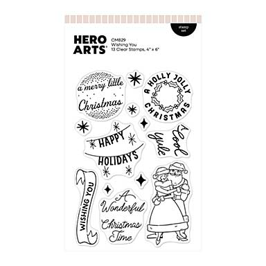Spellbinders Hero Arts Wishing You Stamp Set