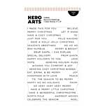 Spellbinders Hero Arts Seasons Greetings Stamp Set