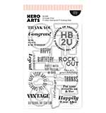 Spellbinders Hero Arts Vintage Vinyl Stamp and Cut