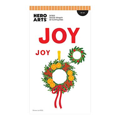 Spellbinders Hero Arts Winter Wreath Die Set