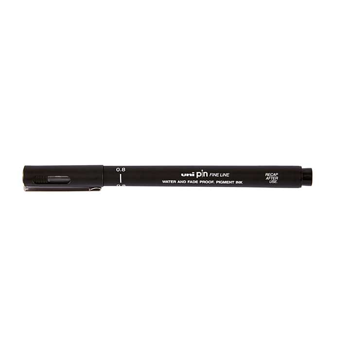 Spellbinders Uni Pin .8mm Black Fineliner Drawing Pen