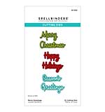Spellbinders Merry Greetings Etched Dies