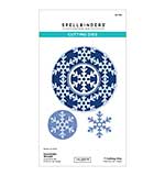 Spellbinders Snowflake Wreath Etched Dies by Lisa Horton