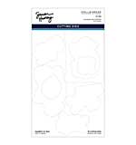 Spellbinders Naughty or Nice Etched Dies for Coordinating Stamp Set by Simon Hurley