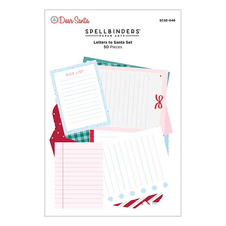 Spellbinders Dear Santa Letters to Santa Cardstock Embellishments
