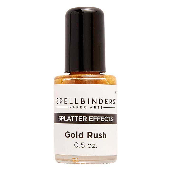 Spellbinders Gold Rush Splatter Effects