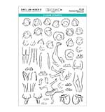 Spellbinders Illustrated Boys and Girls Clear Stamp Set by Josh Griffiths Studio