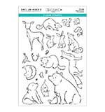 Spellbinders Wild Friends Clear Stamp Set by Josh Griffiths Studio