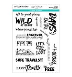 Spellbinders Words for the Wild Clear Stamp Set by Josh Griffiths Studio