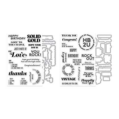 Spellbinders Hero Arts Vintage Vinyl Bundle