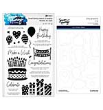 Spellbinders Snarky Birthday Stamp and Die Bundle by Simon Hurley