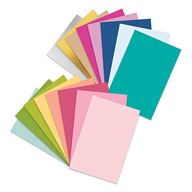 Spellbinders Hero Arts Youve Got A Friend Creative Spark ColorWheel Cardstock Assortment - 8.5 x 5.5