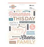 Spellbinders Rosies Studio Clementine Puffy Stickers