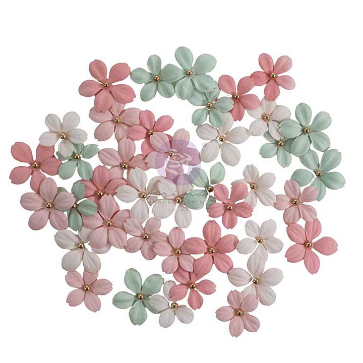 Spellbinders Prima Buttons and Keepsakes by Frank Garcia Tender Florals Dimensional Flowers