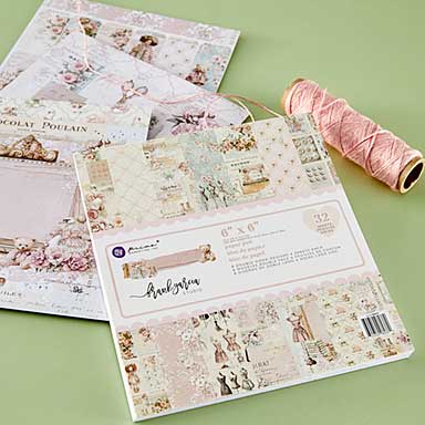 Prima Buttons & Keepsakes by Frank Garcia 6 x 6\" Paper Pad