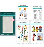 Spellbinders Whimsical Wishes Clear Stamp Set by Vicky Papaioannou
