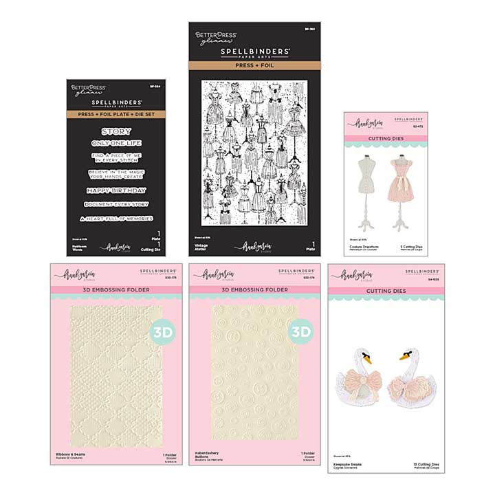 Spellbinders Buttons and Keepsakes I Want It All Bundle by Frank Garcia