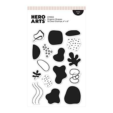 Spellbinders Organic Shapes Clear Stamp Set