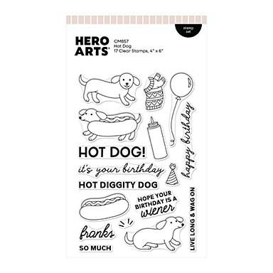 Spellbinders Hot Dog Clear Stamp Set