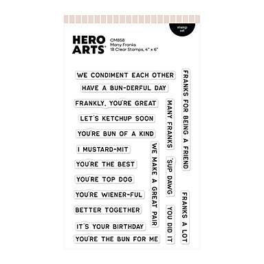 Spellbinders Many Franks Clear Stamp Set