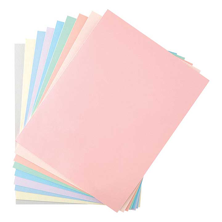 Spellbinders Buttons and Keepsakes ColorWheel Cardstock Assortment 8.5 x 11 - 10 Sheets