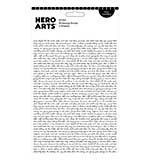 Spellbinders Hero Arts Birdsong Script Hero Transfers