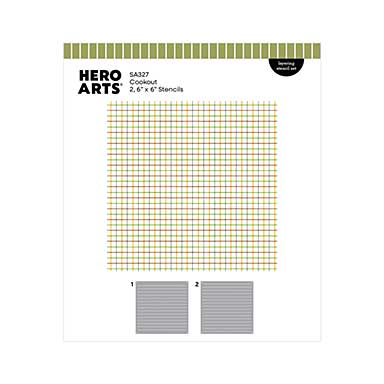 Spellbinders Cookout Layering Stencil Set