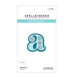 Spellbinders Etched Dies -  A - Stitched Alphabet