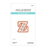 Spellbinders Etched Dies -  Z - Stitched Alphabet
