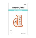 Spellbinders Etched Dies -  D - Stitched Alphabet