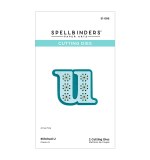 Spellbinders Etched Dies -  U - Stitched Alphabet