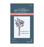 Spellbinders Press Plates - Sealed Florals Press Plate
