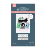 Spellbinders BetterPress Society - Membership (Oct 24) - Cozy Fireplace Press Plates (BPS-008)